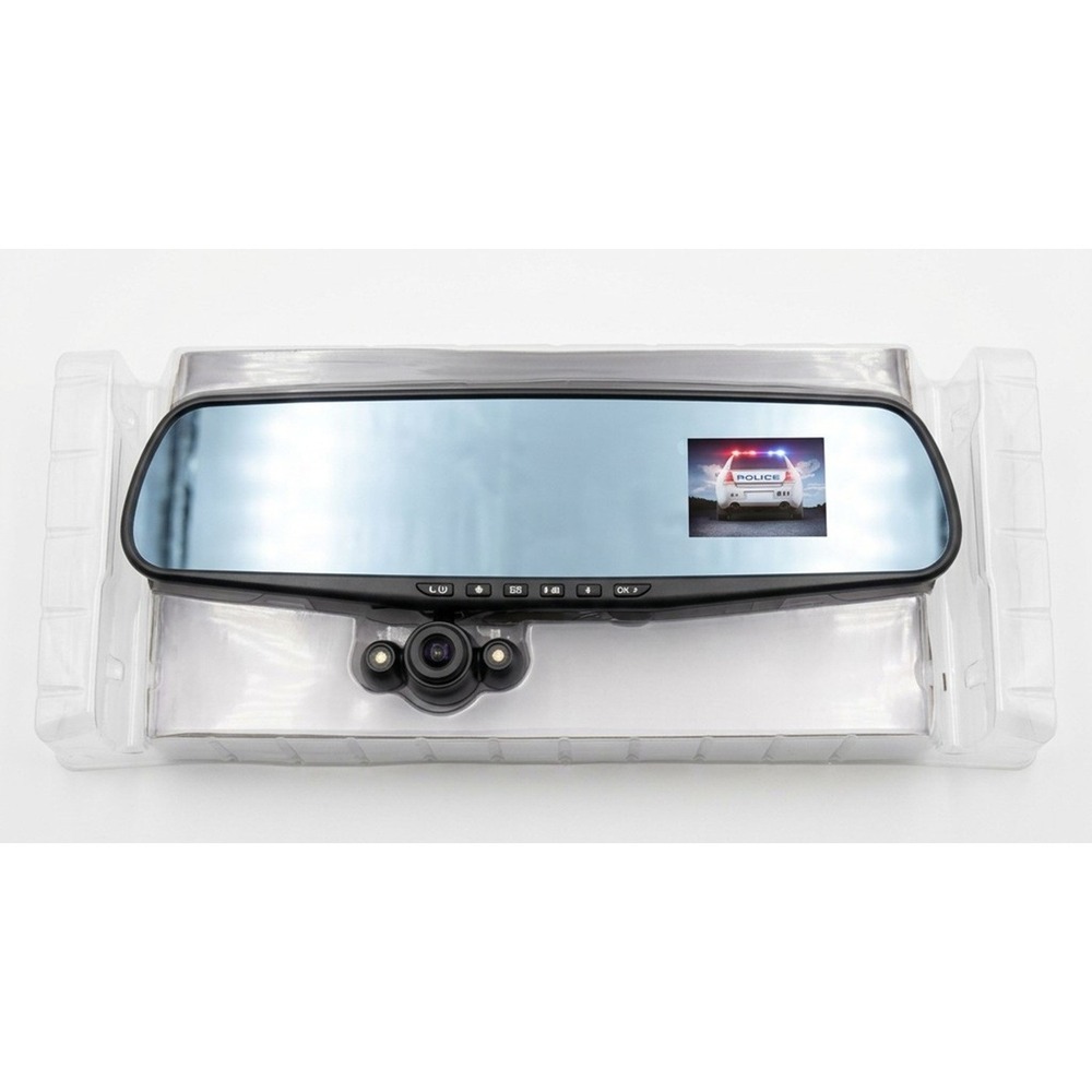 HD Mirror Cam Rearview Camera With Manual & Quick Start MO 2.3 Version Black NOB
